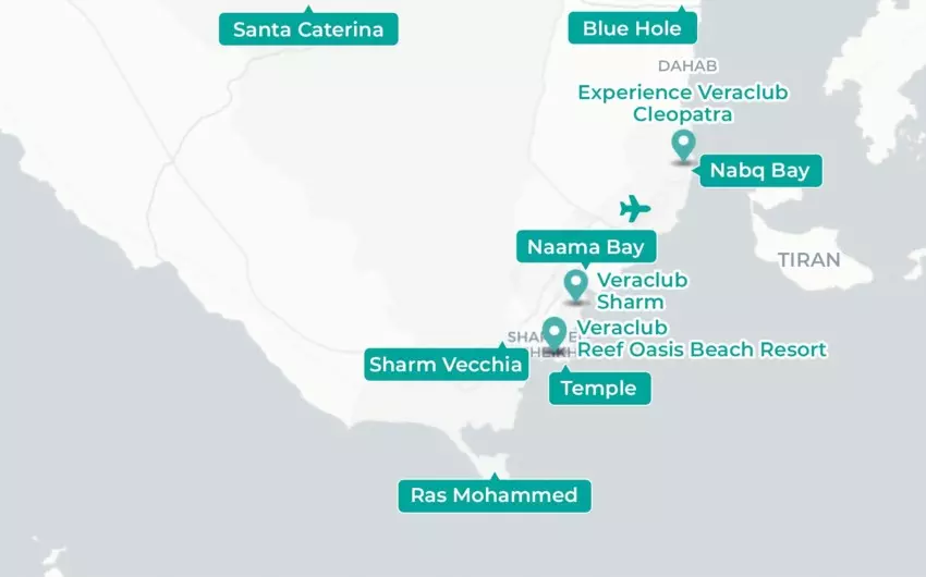 Mappa Sharm el Sheikh